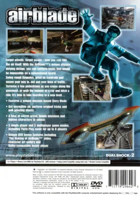 AirBlade box cover back
